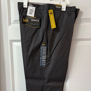 Lee Men's Straight Fit Chinos - Charcoal